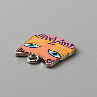 Alloy Enamel Pendants ENAM-CJC0006-52D-1