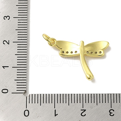 Brass Enamel Micro Pave Cubic Zirconia Pendants KK-Z042-12G-1