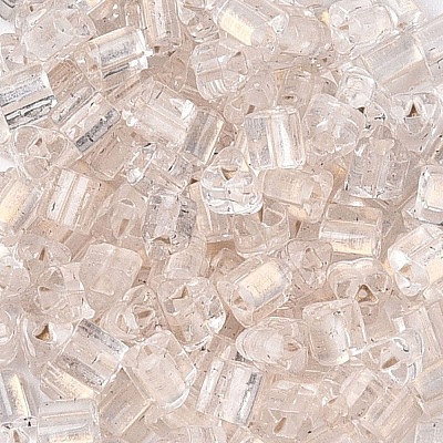 6/0 Transparent Inside Colours Glass Seed Beads SEED-N006-003A-1