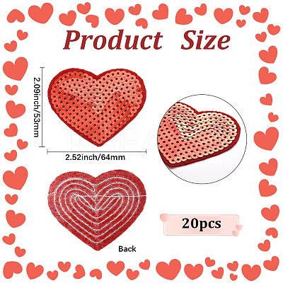 20Pcs Computerized Embroidery Cloth Iron on/Sew on Patches PATC-CY0001-26A-1