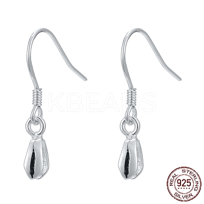 925 Sterling Silver Earring Hooks Findings STER-I014-28S-1