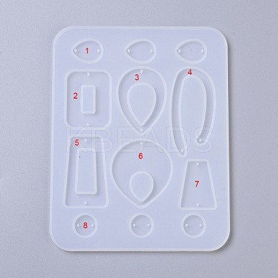 Earring Pendant Silicone Molds DIY-L023-31-1