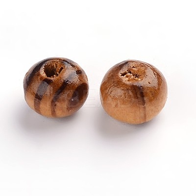 Round Natural Wood Beads WOOD-Q009-6mm-LF-1