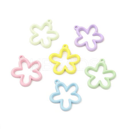 Rack Plating Alloy Pendants FIND-C018-16-1