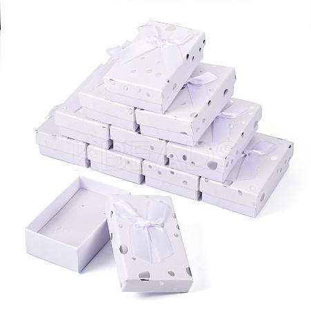 Polka Dot Pattern Cardboard Jewelry Packaging Boxes CON-TAC0011-04B-03-1