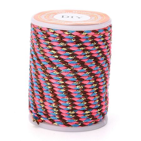 4-Ply Polycotton Cord with Metallic Thread X1-OCOR-Z003-D31-1