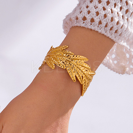 304 Stainless Steel Cuff Bangles FS-WGC8FB5-02-1