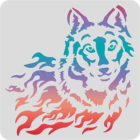 Plastic Reusable Drawing Painting Stencils Templates DIY-WH0172-321-1