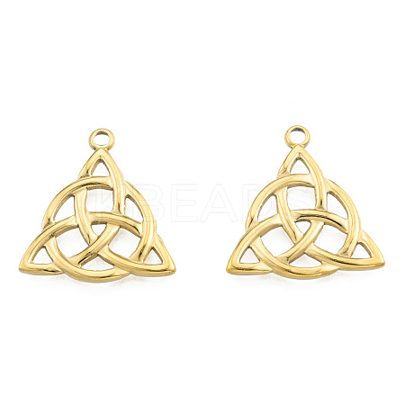 Ion Plating(IP) 201 Stainless Steel Pendants STAS-N098-263LG-1