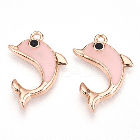 Alloy Enamel Pendants ENAM-T022-05C-1