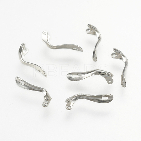 925 Sterling Silver Earring Findings STER-K037-016-1