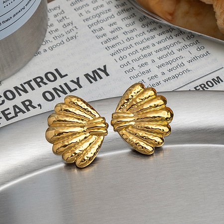 304 Stainless Steel Stud Earrings for Women XO6251-1