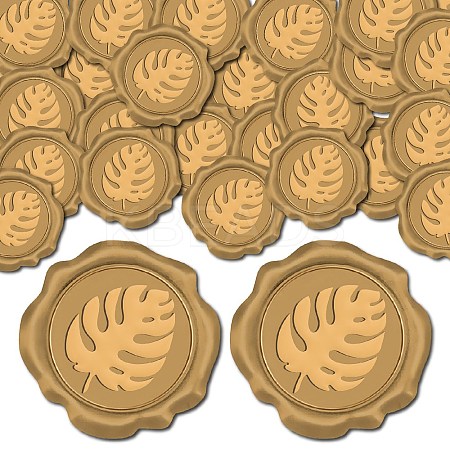 100Pcs Adhesive Wax Seal Stickers DIY-CP0009-47A-1