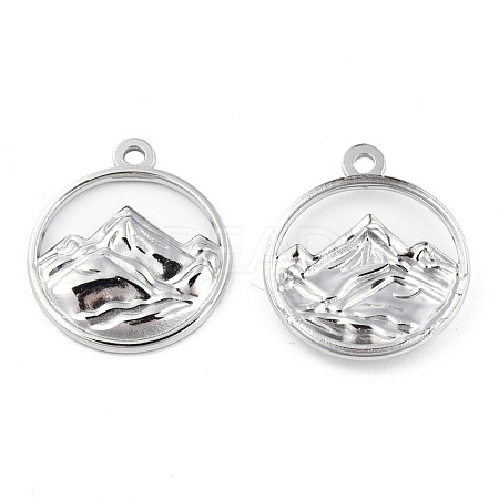 Non-Tarnish 201 Stainless Steel Pendants STAS-N098-141P-1