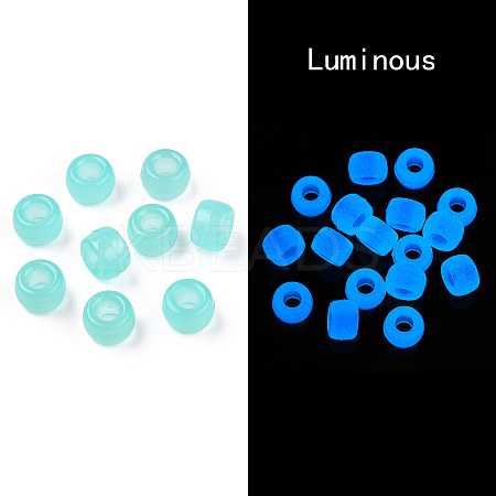 Transparent & Luminous Plastic Beads KY-T025-01-H03-1