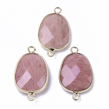 Natural Rhodochrosite Links Connectors LS-G-R472-01J-1