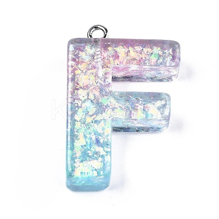 Transparent Epoxy Resin Pendants LS-CRES-S364-002F-1