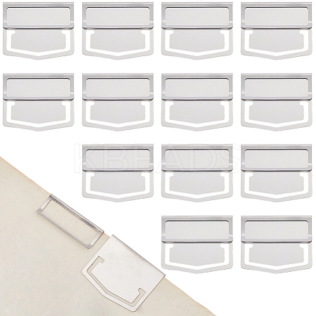 24Pcs Stainless Steel Bookmarks Page Clip AJEW-CP0010-95P-1