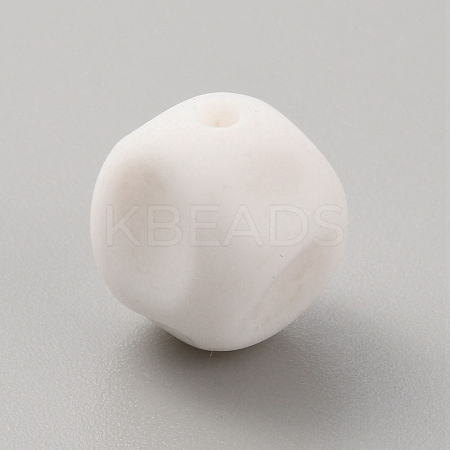 Cube Food Grade Eco-Friendly Silicone Beads SIL-TAC0003-11G-1