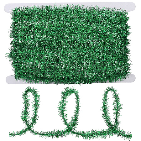 25 Yards Polyester Filigree Sparkle Tinsel Hanging Garland DIY-CY0001-97B-1