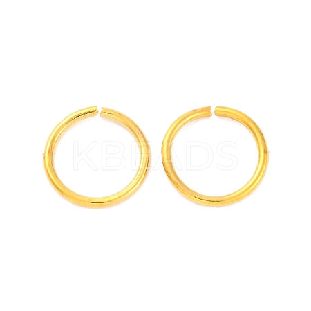 Brass Saw Cut Open Jump Rings KK-G514-01K-G-1