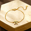 Ocean 304 Stainless Steel Spiral Turtle Link Bracelets WG9EC7A-02-1