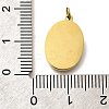 304 Stainless Steel Enamel Pendants STAS-R153-11G-3