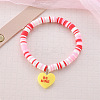 Valentine's Day Zinc Alloy Enamel Charm Bracelets FS-WG4D636-12-1
