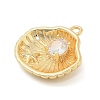 Brass Micro Pave Cubic Zirconia Pendants LS-KK-I380-22G-2