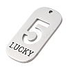 304 Stainless Steel Pendants STAS-D200-02F-P-2
