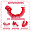 5M Double Polyester Lace Trim for Sewing Decoration OCOR-CY0001-63A-2