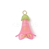 Transparent Acrylic Bead Caps PALLOY-JF03722-3