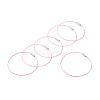 Steel Wire Bracelet Cord DIY Jewelry Making TWIR-R004-03-2