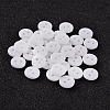 2-Hole Flat Round Resin Sewing Buttons for Costume Design BUTT-E119-18L-19-1