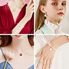 12Pcs 6 Colors PVD Vacuum Plating 304 Stainless Steel Pendants STAS-SC0002-14B-6