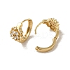 KC Gold Plated Brass Micro Pave Cubic Zirconia Hoop Earring EJEW-L271-11KCG-04-2