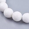 Natural White Jade Bead Strands G-R166-10mm-22-3