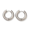202 Stainless Steel Polishing Hoop Earrings EJEW-M106-02P-02-4