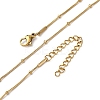 0.9MM 304 Stainless Steel Satellite Chain Necklaces NJEW-T016-21B-G-4