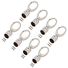8Pcs Zinc Alloy Cord Ends FIND-AR0006-64S-1