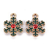 Eco-Friendly Alloy Enamel Pendants LS-ENAM-T011-67-NR-2