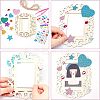 Undyed Wooden Photo Frame DIY-FG0002-86-4