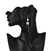 Alloy Shell Shape Dangle Earrings EJEW-TA00655-3