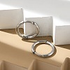Tarnish Resistant 202 Stainless Steel Huggie Hoop Earrings LS-EJEW-F111A-17mm-P-2