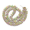Electroplated Synthetic Non-magnetic Hematite Beads Strands G-T139-65H-2