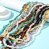 10 Strands 10 Styles Natural & Synthetic Mixed Gemstone Chip Beads Strands G-FS0005-89-8