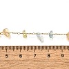 Gemstone Chip Link Chains for Women BJEW-G739-02G-7