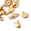 Ocean Theme 201 Stainless Steel Pendants STAS-F348-01A-G-2