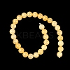 Natural Yellow Jade Bead Strands G-K121-02-6mm-4