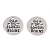 Non-Tarnish 201 Stainless Steel Pendants STAS-T064-38P-11-2